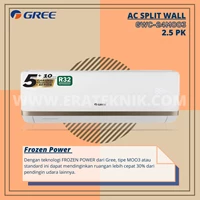 Air Conditioner AC Split 2.5 PK GREE Standart GWC24MOO3 Series